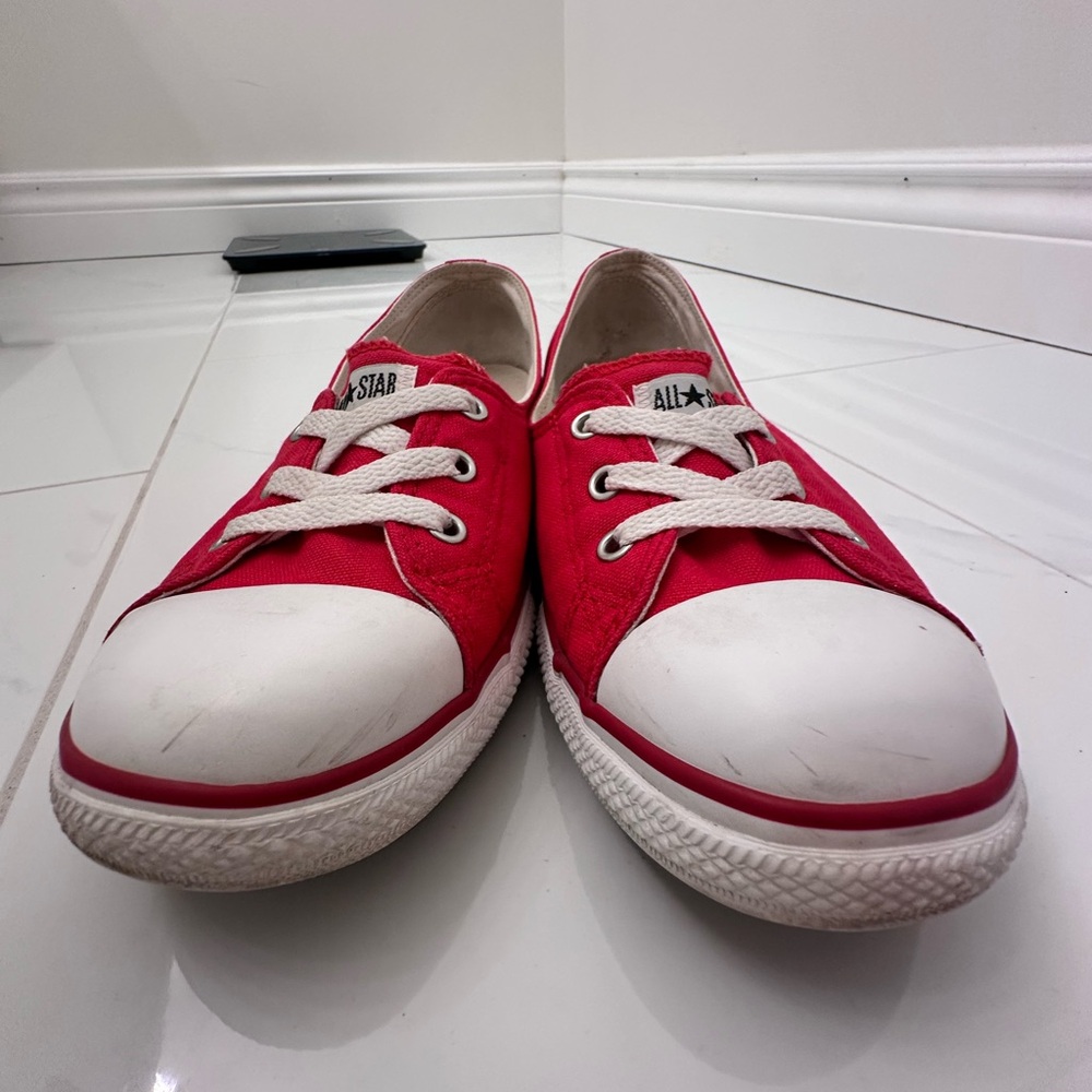 Converse - Womens All Star Ballet Lace Shoes (Chuck Taylor) - Picture 5 of 8